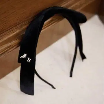 Herlipto 벨루어 리본 헤어밴드