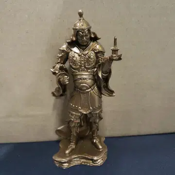 브론즈제 무사풍 피규어 약 15cm
