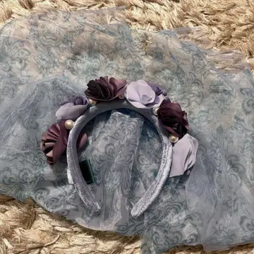 [ 디즈니 ] 호손티드 맨션 신부 머리띠