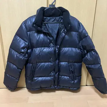 다운 자켓 다크 블루