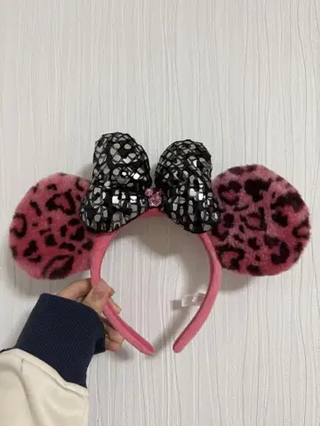 레오파드 무늬 머리띠