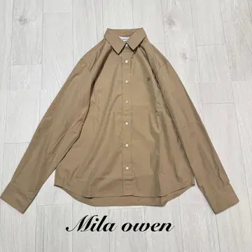 Mila owen 새상품급 M 자수 2사이즈 베이직 셔츠