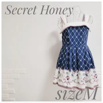 SecretHoney 시크릿허니 레트로 미키 미니 마린 원피스