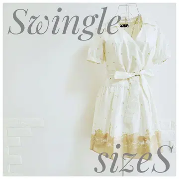Swingle 스윙글 탑 위의 라푼젤 원피스 일본제 S