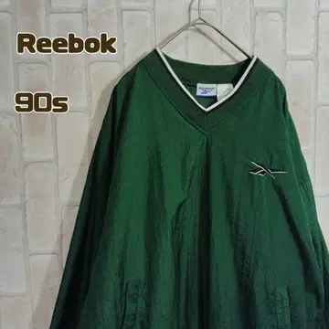 리복 Reebok 90s 나일론 풀오버 그린 자수