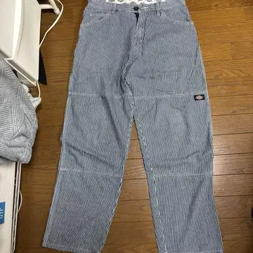 Dickies 스트라이프 와이드 팬츠