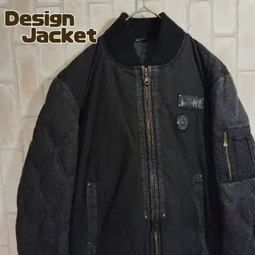산타페 다운 자켓 MA-1 와펜 자수