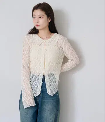 Kastane 카라 레이스 풀오버