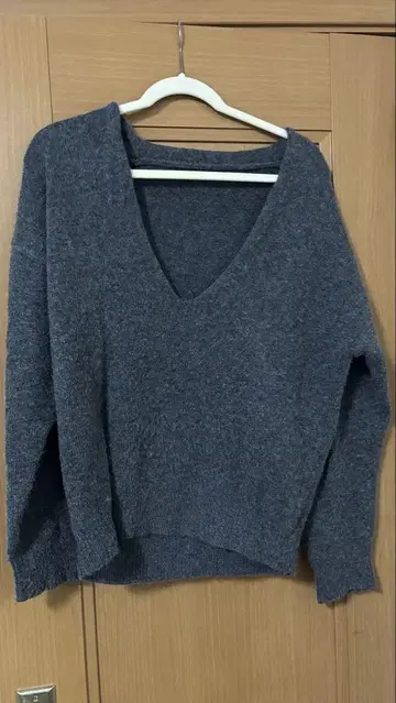 nokcha v neck rich knit/2colors_nt1924