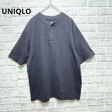 [UNIQLO] 유니클로 반팔 피케 셔츠 티셔츠 네이비 남성용 M