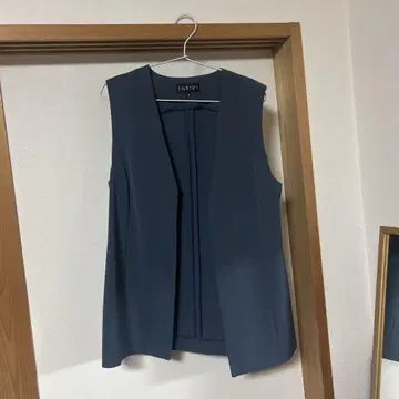 INDIVI 그레이 슬리브리스 베스트 M