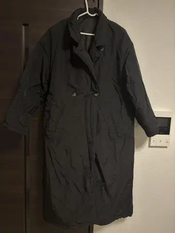 [ 판매 종료 임박!! ] 블랙 다운 롱 코트 벨트 포함