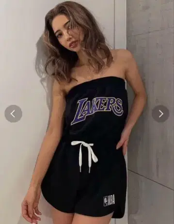 GYDA / NBA 맨투맨 베어 올인원 블랙 LAKERS