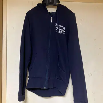 ellesse 네이비 후드 부착 후드티