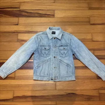 랭글러 Wrangler 로큰롤 자수 데님 자켓