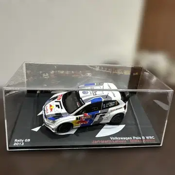 폭스바겐 폴로 R WRC 2013 레드 블루 미니카