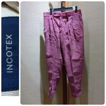 INCOTEX 스웨이드 팬츠 (L) 바지 인코텍스