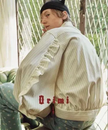 orimi 21aw provis stripe blouson