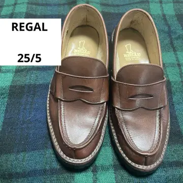 REGAL 로퍼 브라운 계열 사이즈 25.5 비브람 밑창 일본제