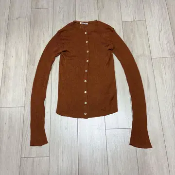 오라리 라미 리브 크루넥 가디건 1