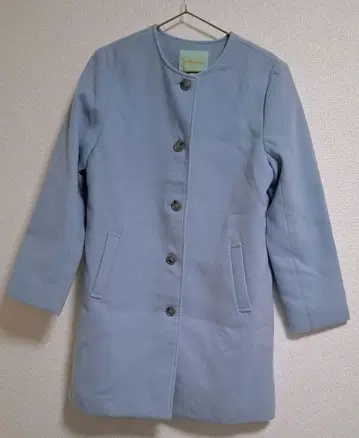 Petit Honfleur 노카라 코트 라이트 블루 9호