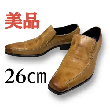[새상품급] 브라운 가죽 슬립온 26cm