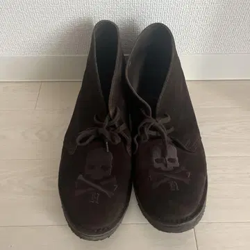 HYDROGEN 스컬 자수 브라운 처카 부츠