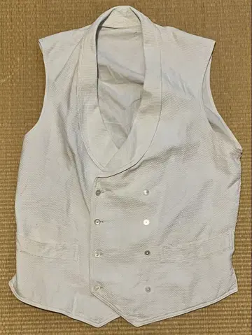 프렌치 빈티지 1900s 더블 브레스트 베스트