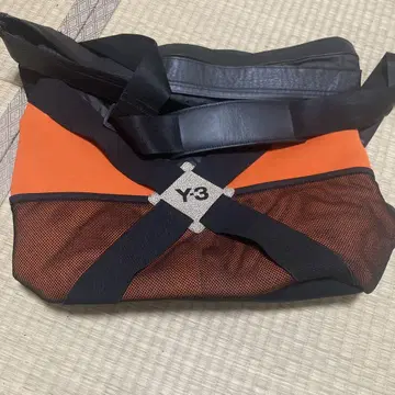 Y-3 숄더백 오렌지 블랙