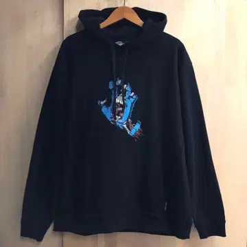 SANTACRUZ 산타크루즈 스크린밍 밴딩 후드티 블랙 XL