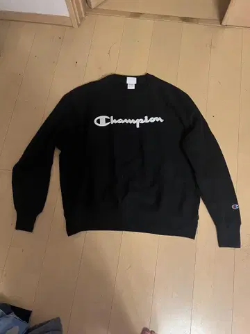 Champion 리버스 위브 맨투맨 XL 블랙