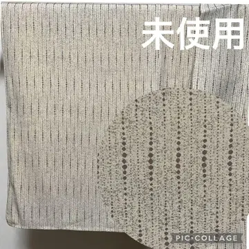C791 순수 실크 이중 기모노 코몬 미사용 시츠케 부착 기모노