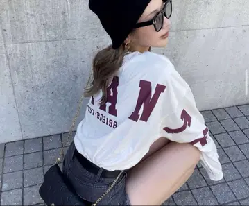 DIANTE 긴팔 티셔츠 화이트