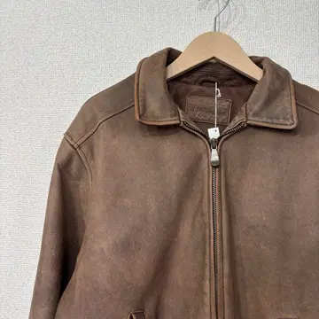 미국 빈티지 의류 가죽 자켓 트래커 올 가죽 M 2806