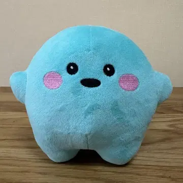 서큘러 양 터콰이즈 블루 봉제 인형 대 만국박람회 독일관