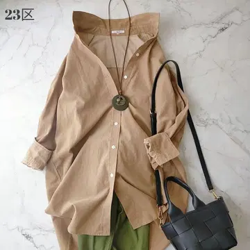 새상품급 23구 코듀로이 긴팔 셔츠 면 100% 루즈핏 겉옷