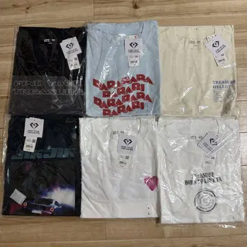 treasure 티셔츠 세트 6개