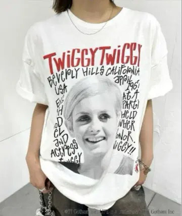 COOPER COOPER FACT LIFE TWIGGY TEE 프린트 T