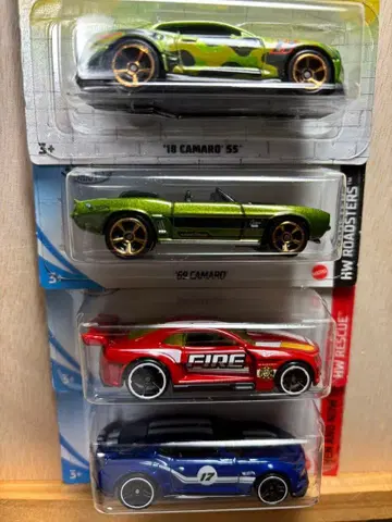핫휠 Camaro 4대