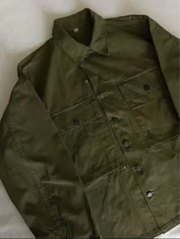 40s 빈티지 밀리터리 M-43 HBT 자켓