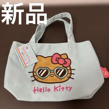 새상품 인기 만점 선번 키티가 너무 귀여워! 민트 컬러 토트백
