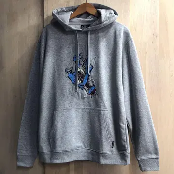 SANTACRUZ 산타크루즈 스크린밍 밴딩 후드티 M 그레이