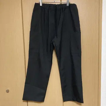 MUJI Labo 얼룩이 잘 지워지는 카고 팬츠 M 사이즈 차콜 그레이