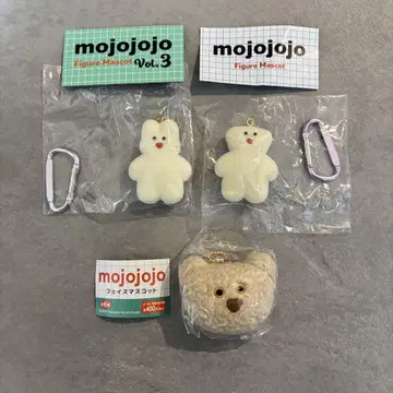 mojojojo 피규어 마스코트 페이스 마스코트 곰 토끼 3종 세트