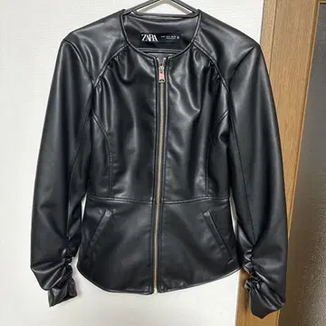 ZARA 가죽 자켓 S