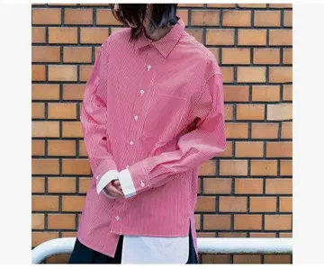 Unisex 노라릴리] Layered Shirt REDst ZOZO