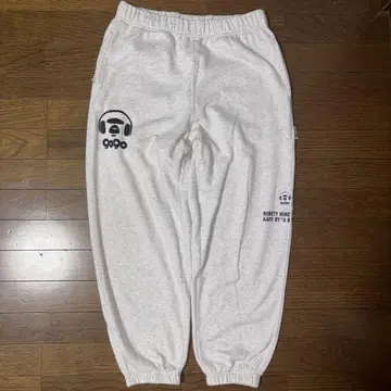 9090 x Aape 스웨트 팬츠 카모 스트릿 와이드