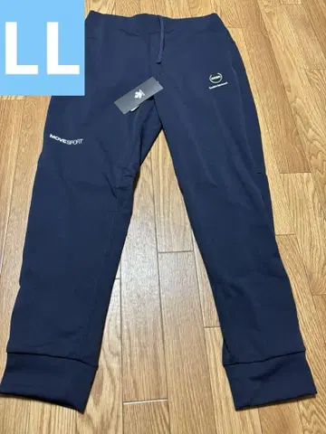 데상트 MOVE SPORT 네이비 조거 팬츠