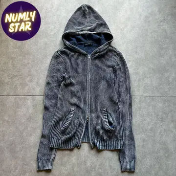 archive grunge fade drivers knit parka