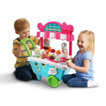 LeapFrog scoop&Learn 아이스크림 카트 덤 포함